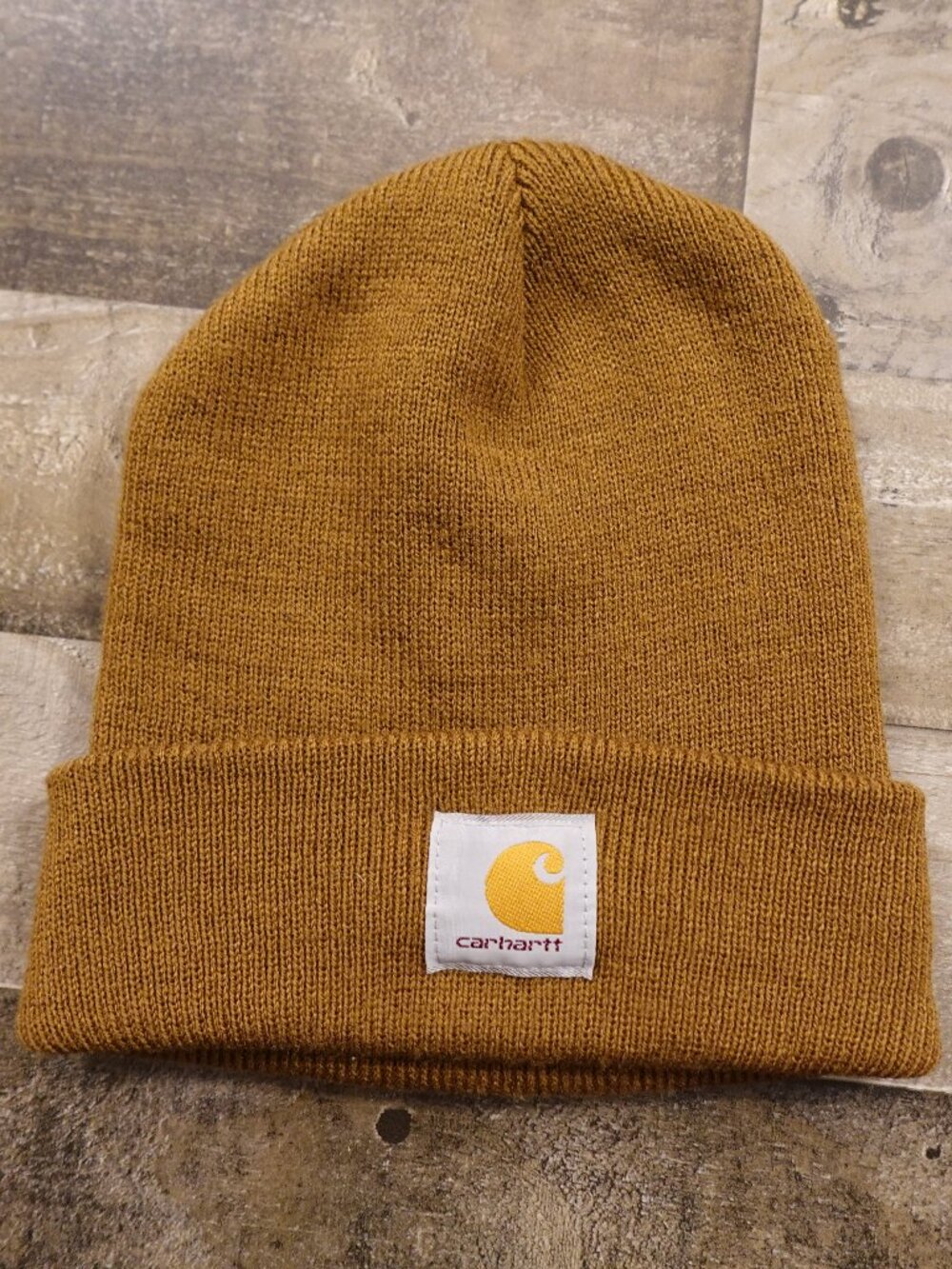 Carhartt Acrylic Watch‎ Hat Beanie Brown Made In Canada One Size